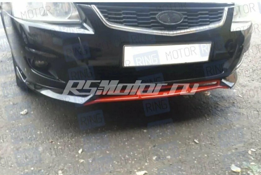 Сплиттер переднего бампера Приора 1