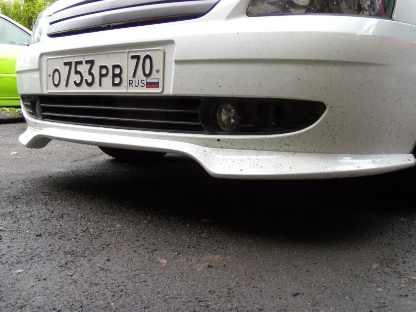 Сплиттер переднего бампера Приора 1