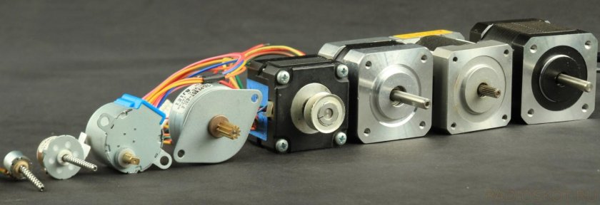 Шаговый двигатель дисковода 5.25