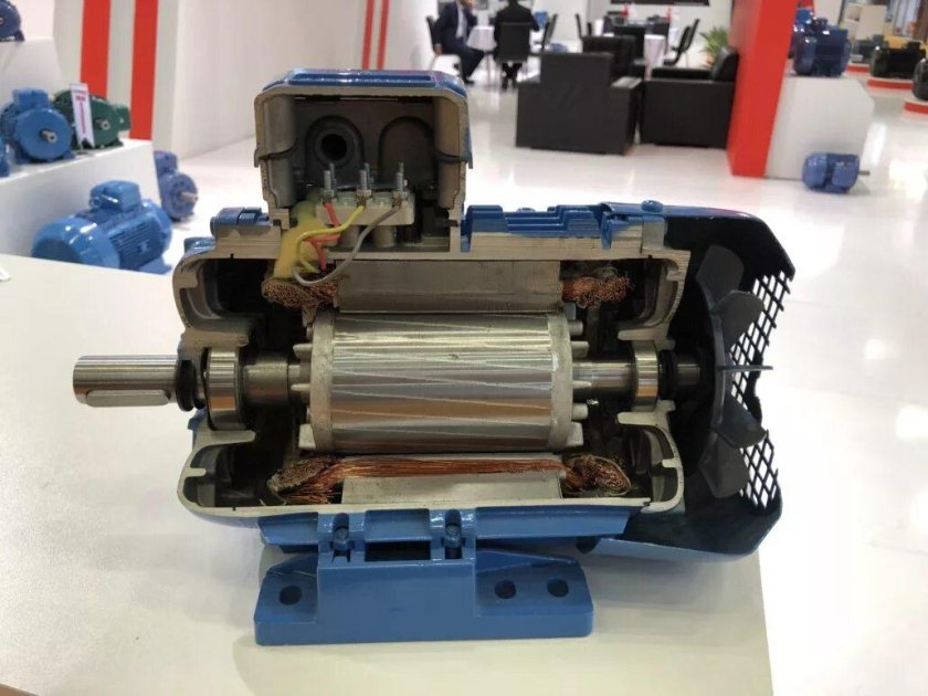 Асинхронный короткозамкнутый электродвигатель