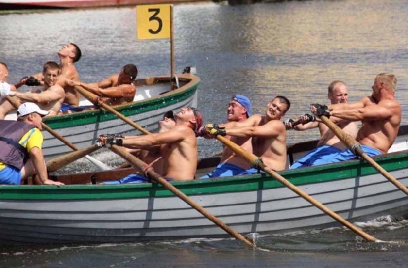 Гребля на ялах