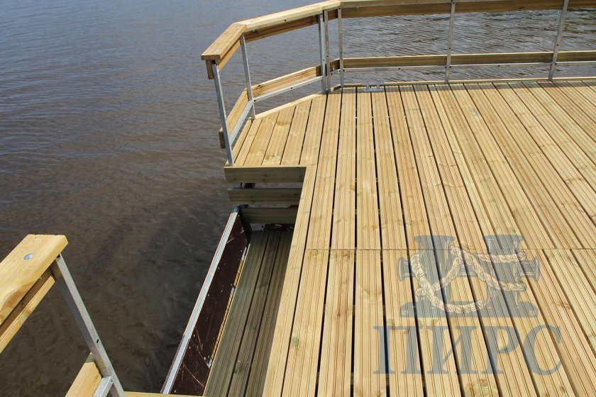 Понтон - пр 100, стотонная баржа-Аппарель