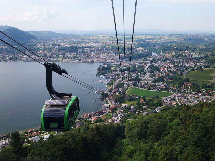 Гмунден Австрия канатная дорога