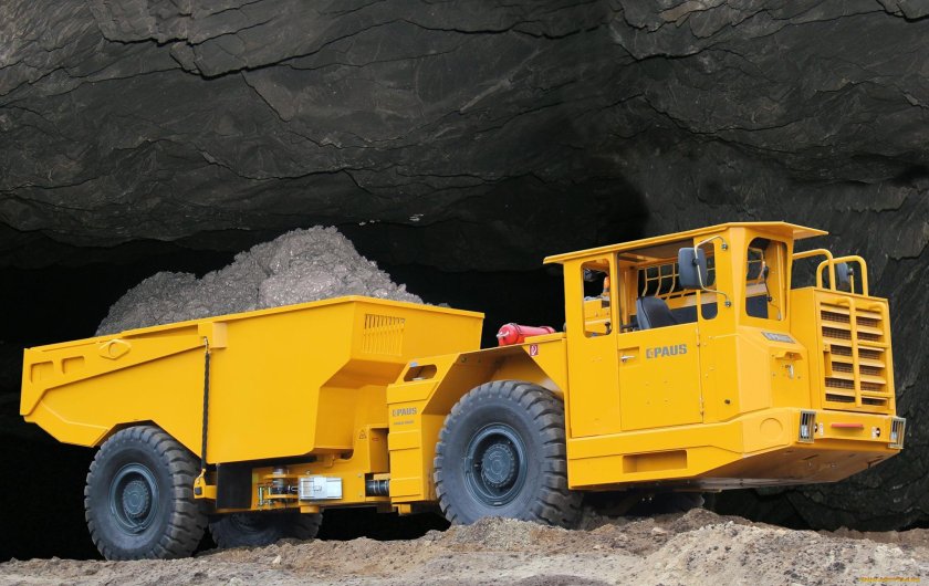 Шахтный самосвал атлас копко mt415s