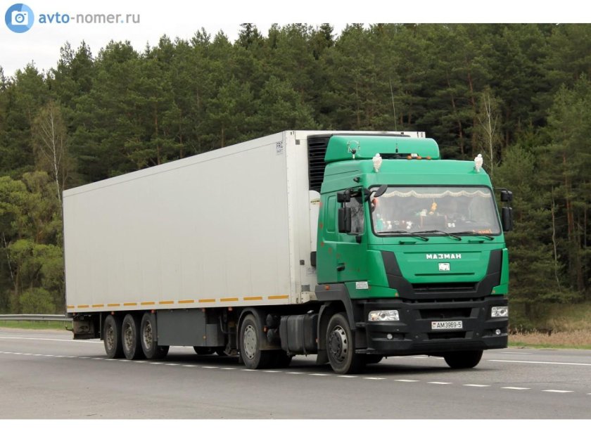 Грузовики МАЗ-ман.