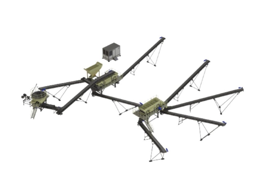 Дробильно сортировочная линия дсу-30