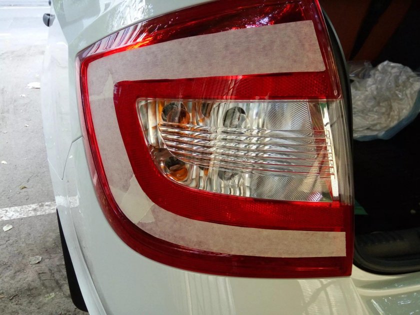 Фонарь задний Рапид