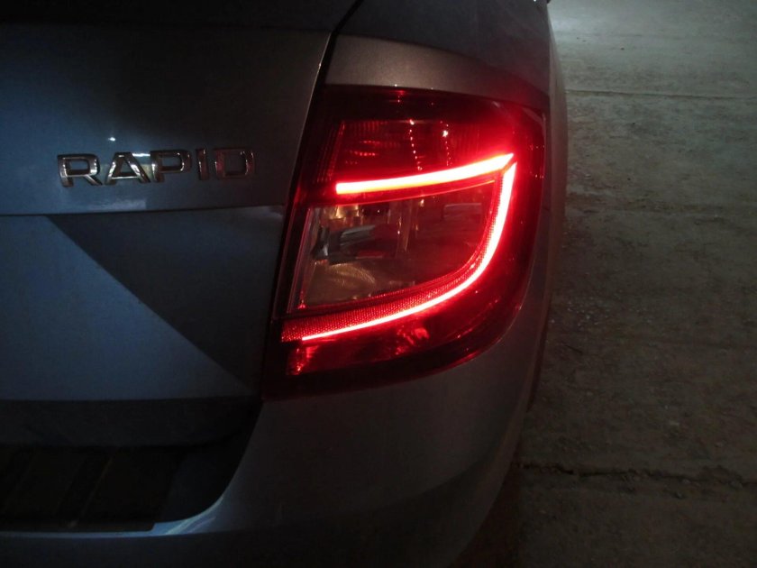 Led фонари Шкода Рапид