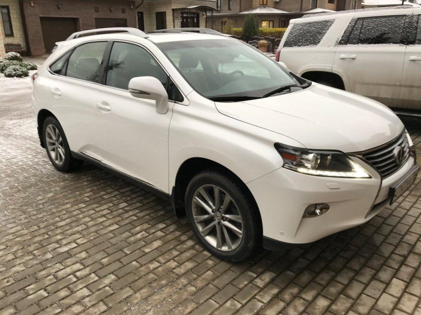 Лексус rx350 белый перламутр