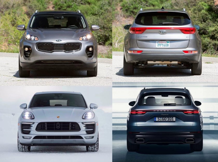 Kia Sportage Porsche Macan
