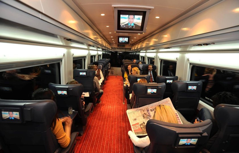 Поезд Анкара Стамбул бизнес класс