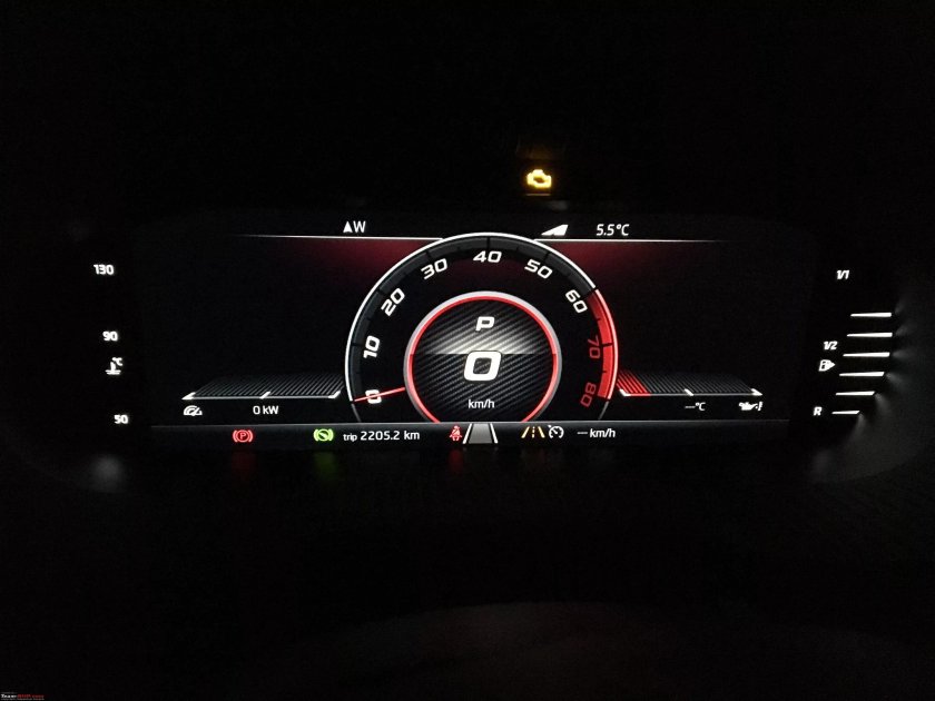 Цифровая приборка Октавия а7