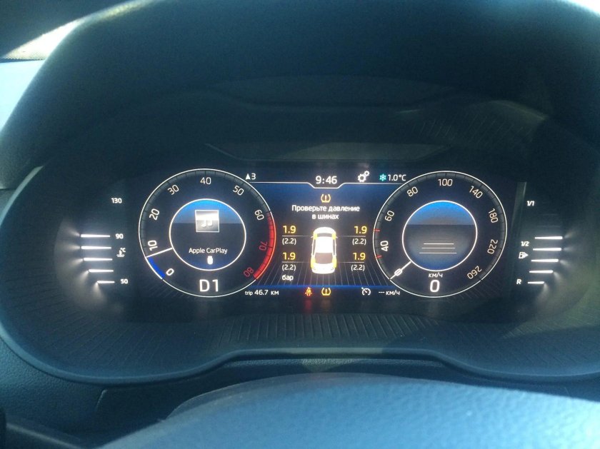 Приборка Октавия а 7 FL