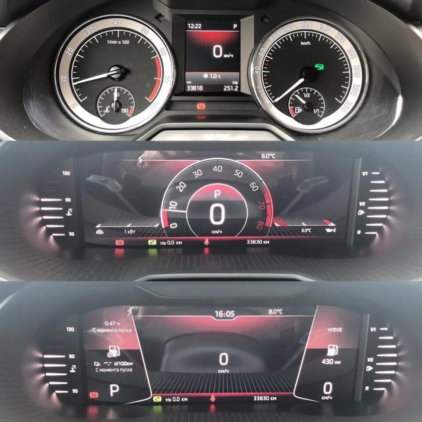 Приборная панель шкода октавия а 7