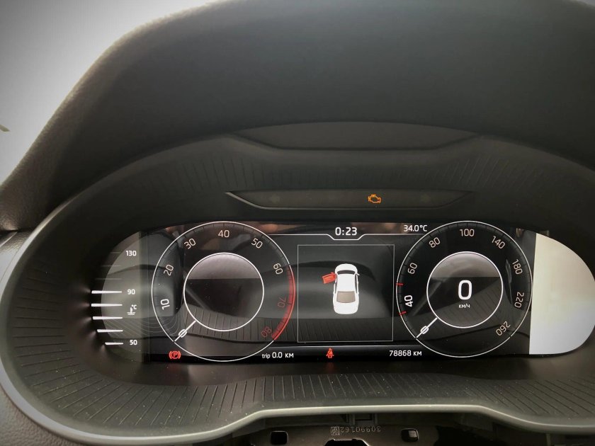 Цифровая приборная панель шкода кодиак