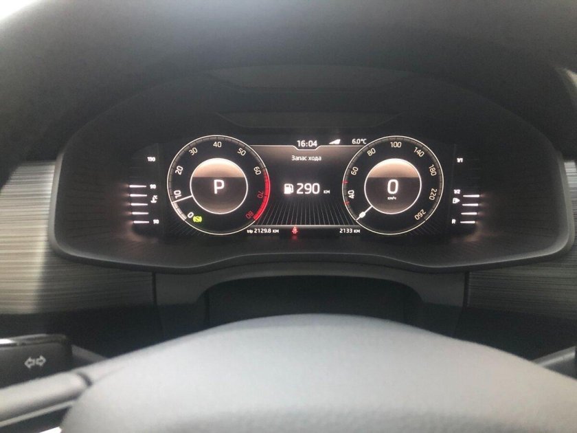 Цифровая приборная панель Шкода Октавия а7