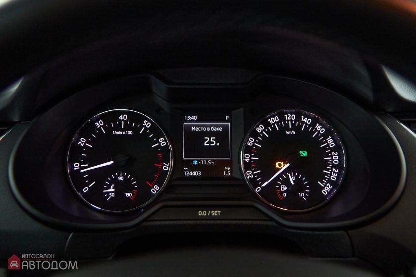 Приборная панель Skoda Octavia a7 индикаторы