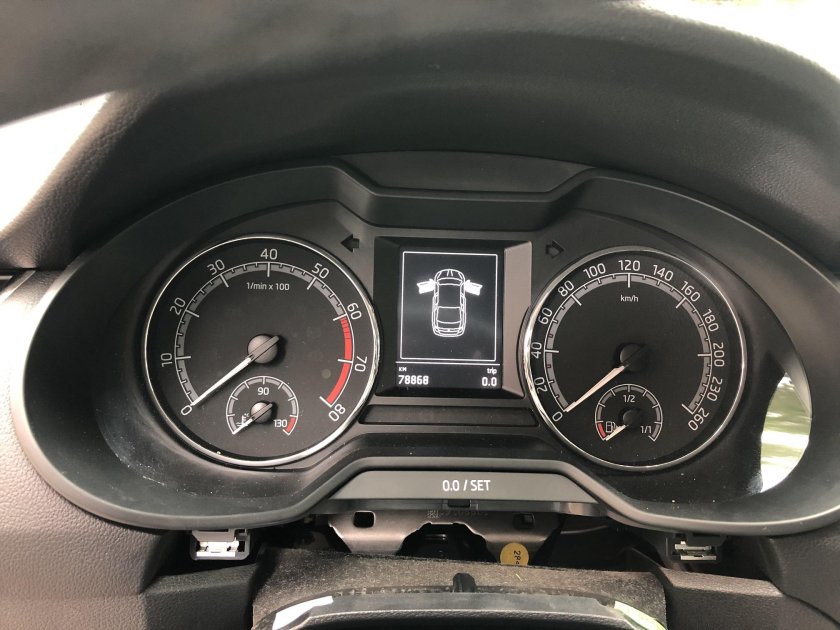 Панель приборов Skoda Octavia a7