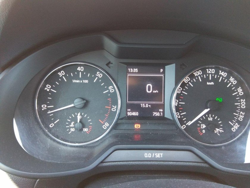 Приборка Шкода Октавия а7