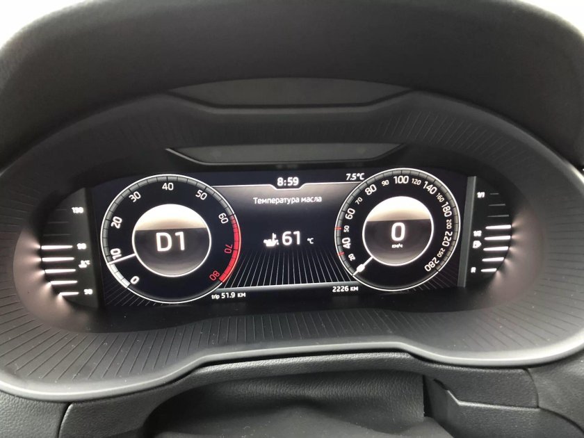 Цифровая приборная Octavia a8