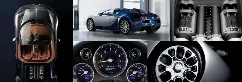 Bugatti veyron 16.4 grand sport sang bleu