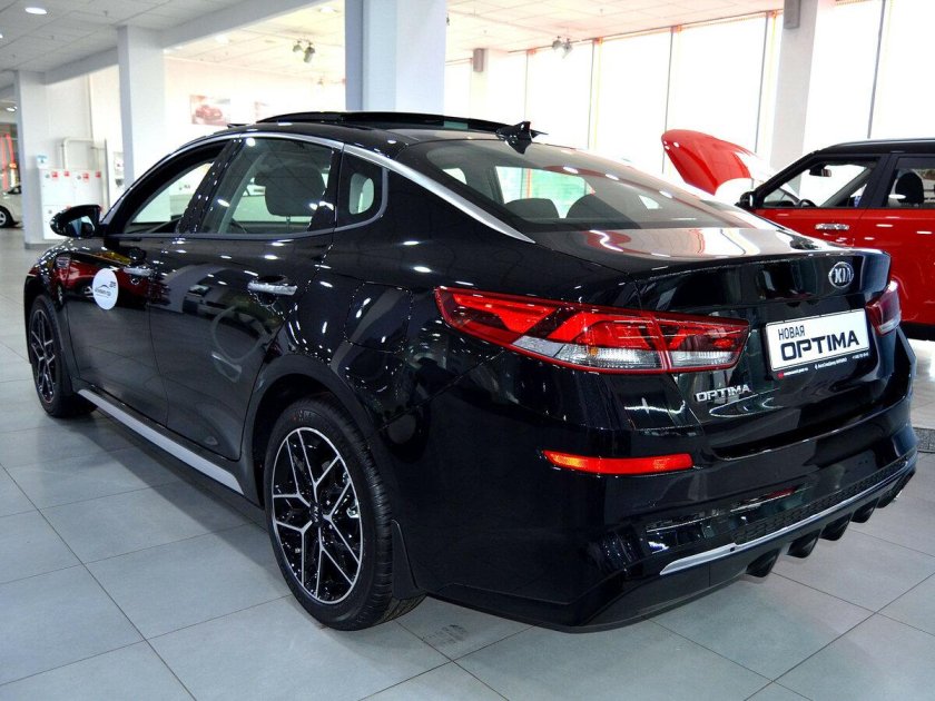 Kia Optima 2019 черная