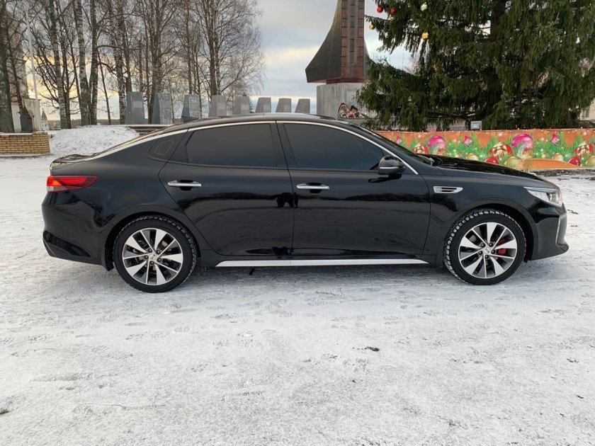 Киа Оптима 2022 черная