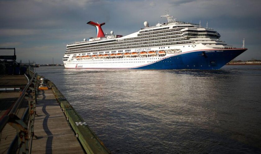 Пожар круизный лайнер Карнивал