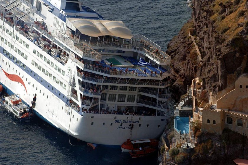MS Sea Diamond крушение