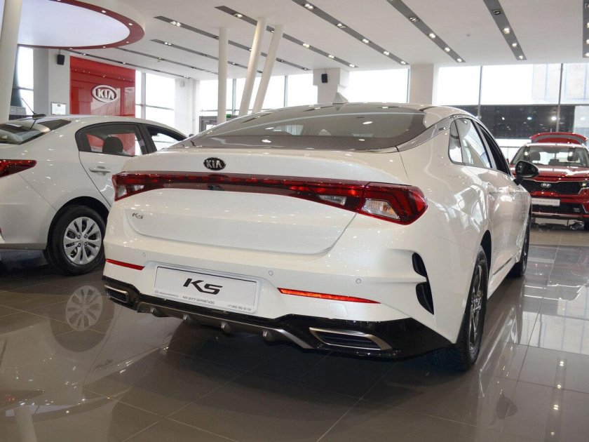 Kia k5 III белый седан