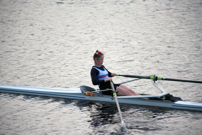 Лодка в Академической гребле