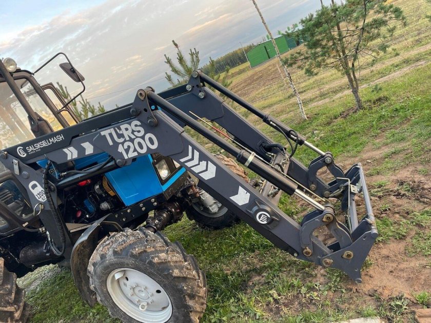 МТЗ С куном перевернулся