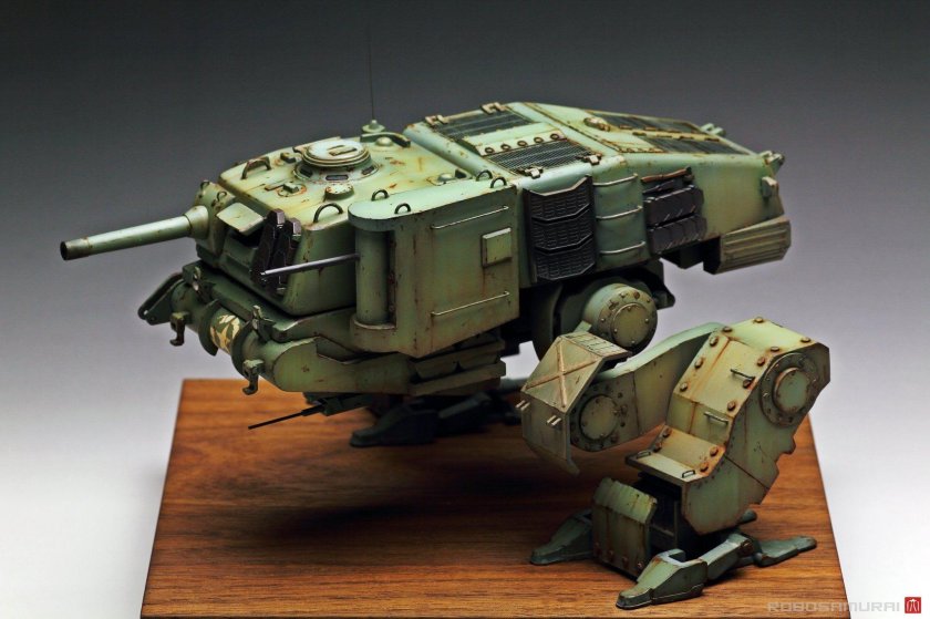 Дизельпанк шагоход Шерман