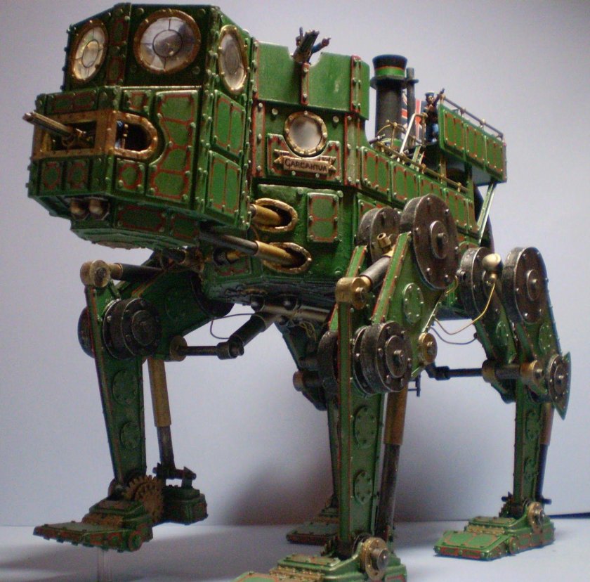 Стимпанк шагоходы