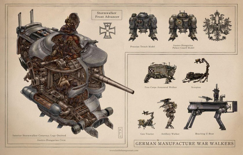 Dieselpunk Wars шагоход