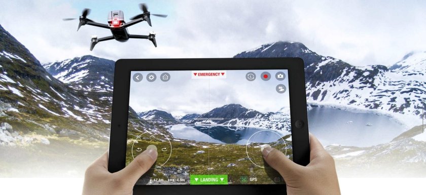 Квадрокоптер с планшетом