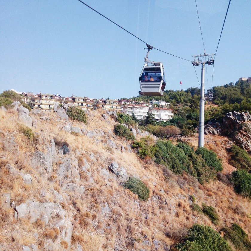 Канатная дорога в Алании Турции