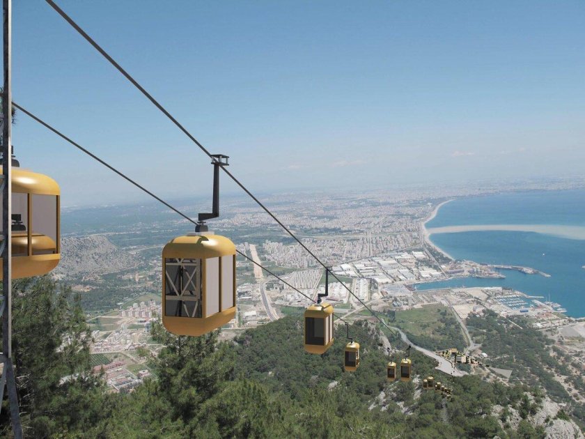 Канатная дорога Тюнектепе, Анталья