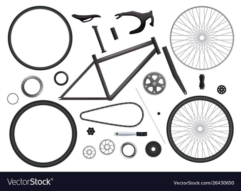 Макет велосипеда детали
