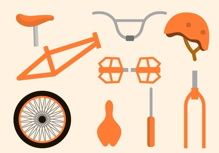 Велосипед по деталям