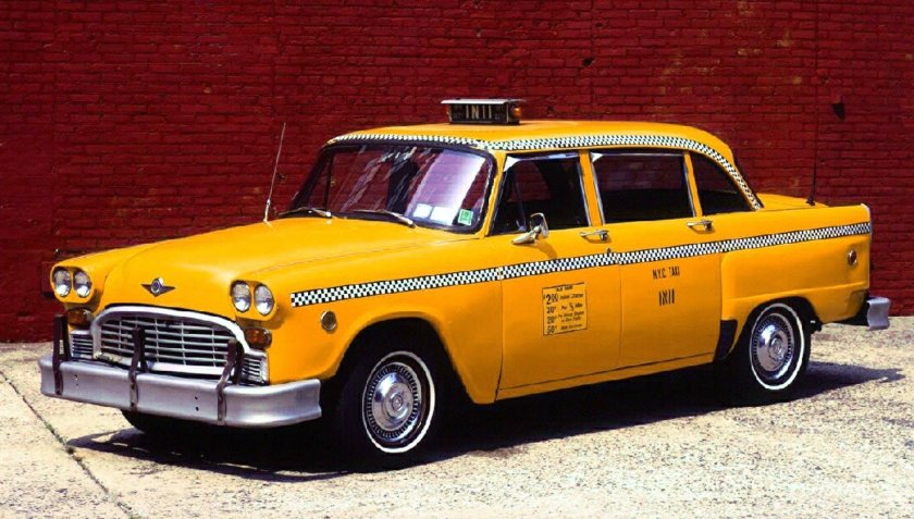 Checker yellow cab
