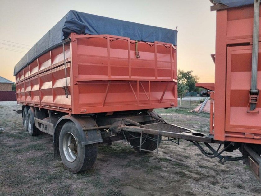 Камаз с прицепом