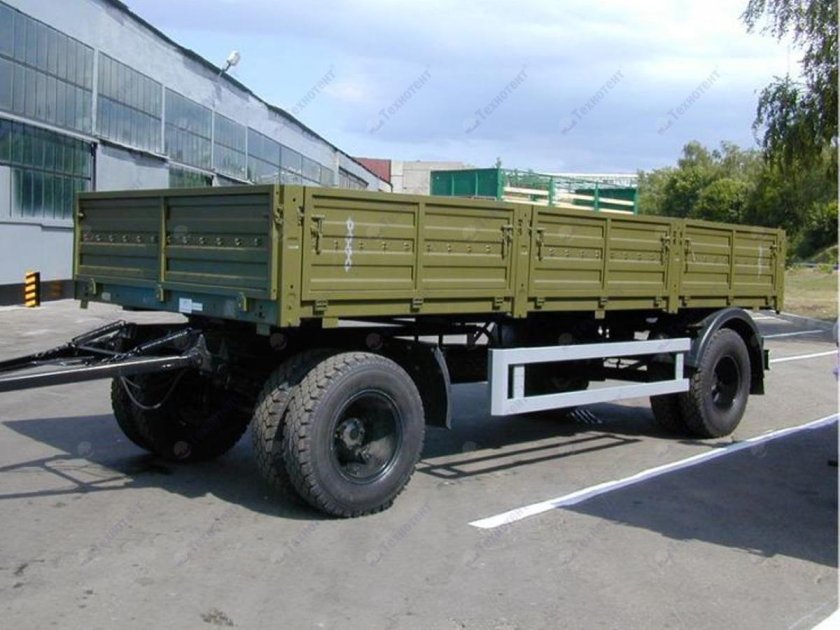 Бортовой прицеп СЗАП-8357
