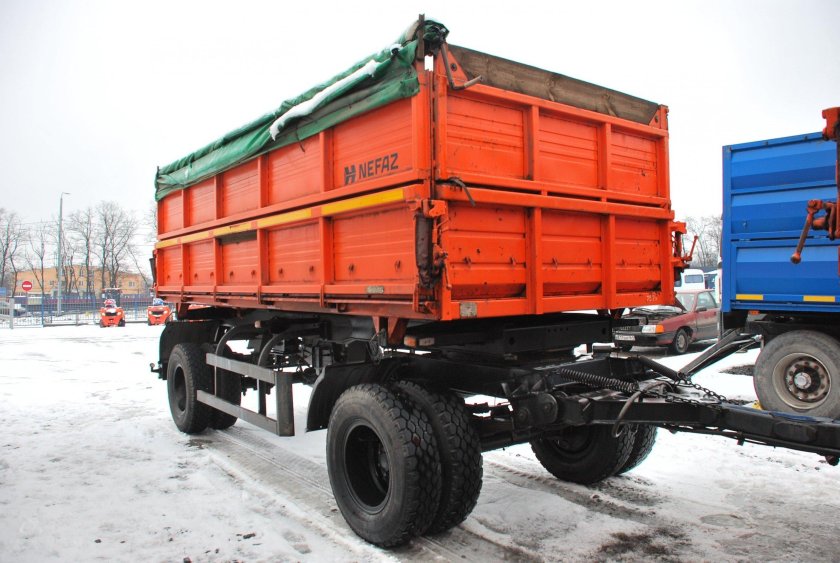 КАМАЗ 45143 сельхозник с прицепом