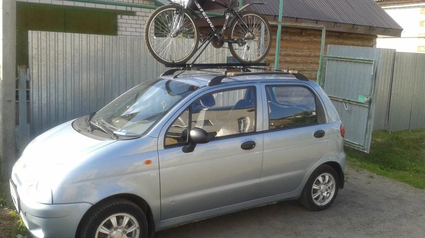 Дэу Матиз с рейлингами