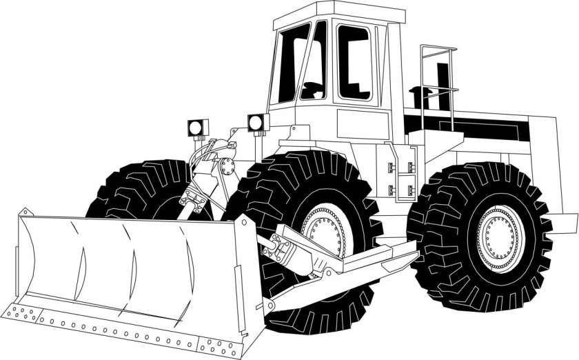 Трактор Кировец и т 150 раскраски