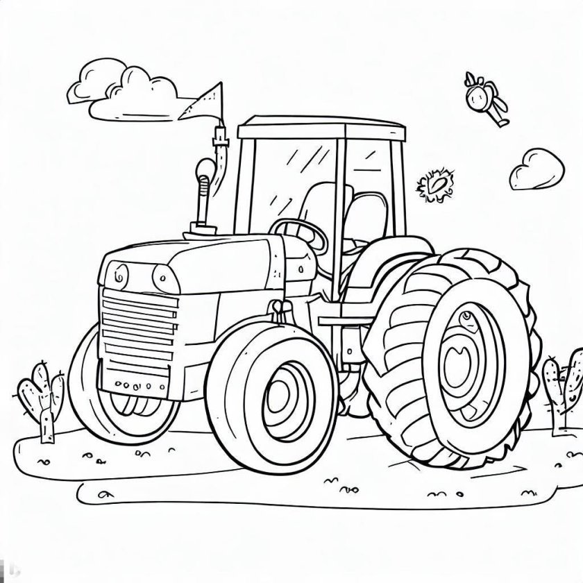 Трактор Гоша бульдозер