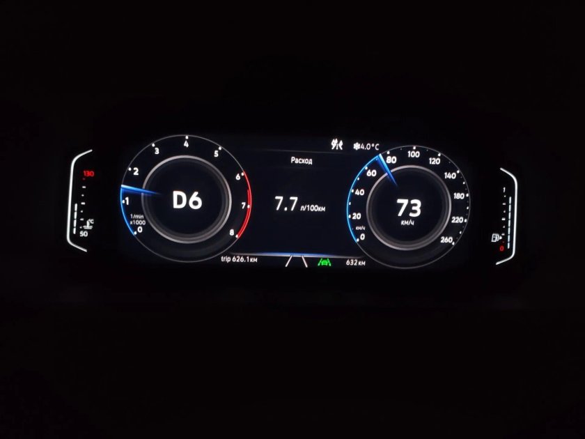 Hyundai Tucson цифровая приборная панель