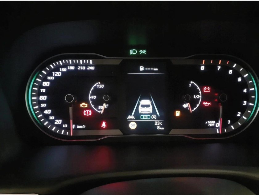 Hyundai Tucson 2022 приборная панель