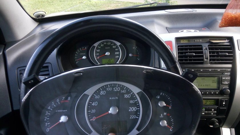 Приборная панель Hyundai Tucson 2008